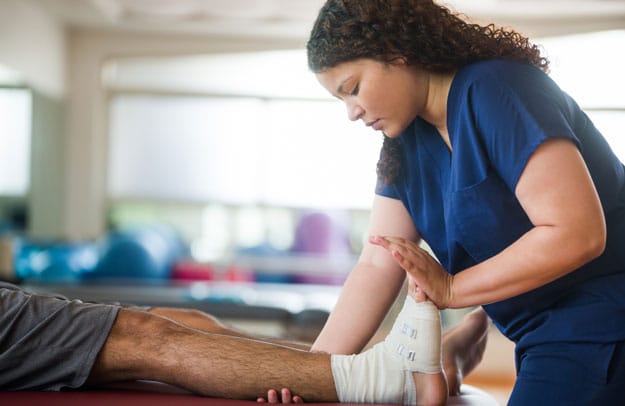 Ankle physical therapy